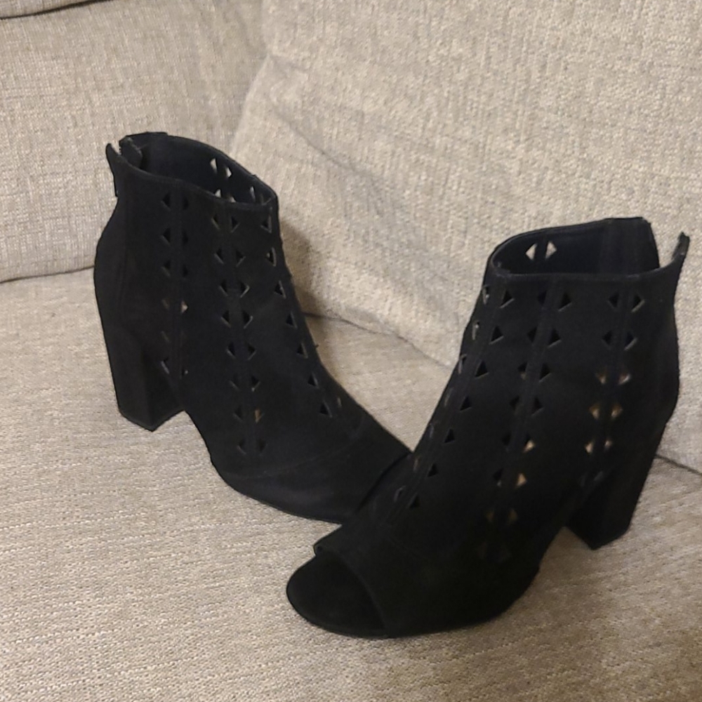 Brash bootie heels